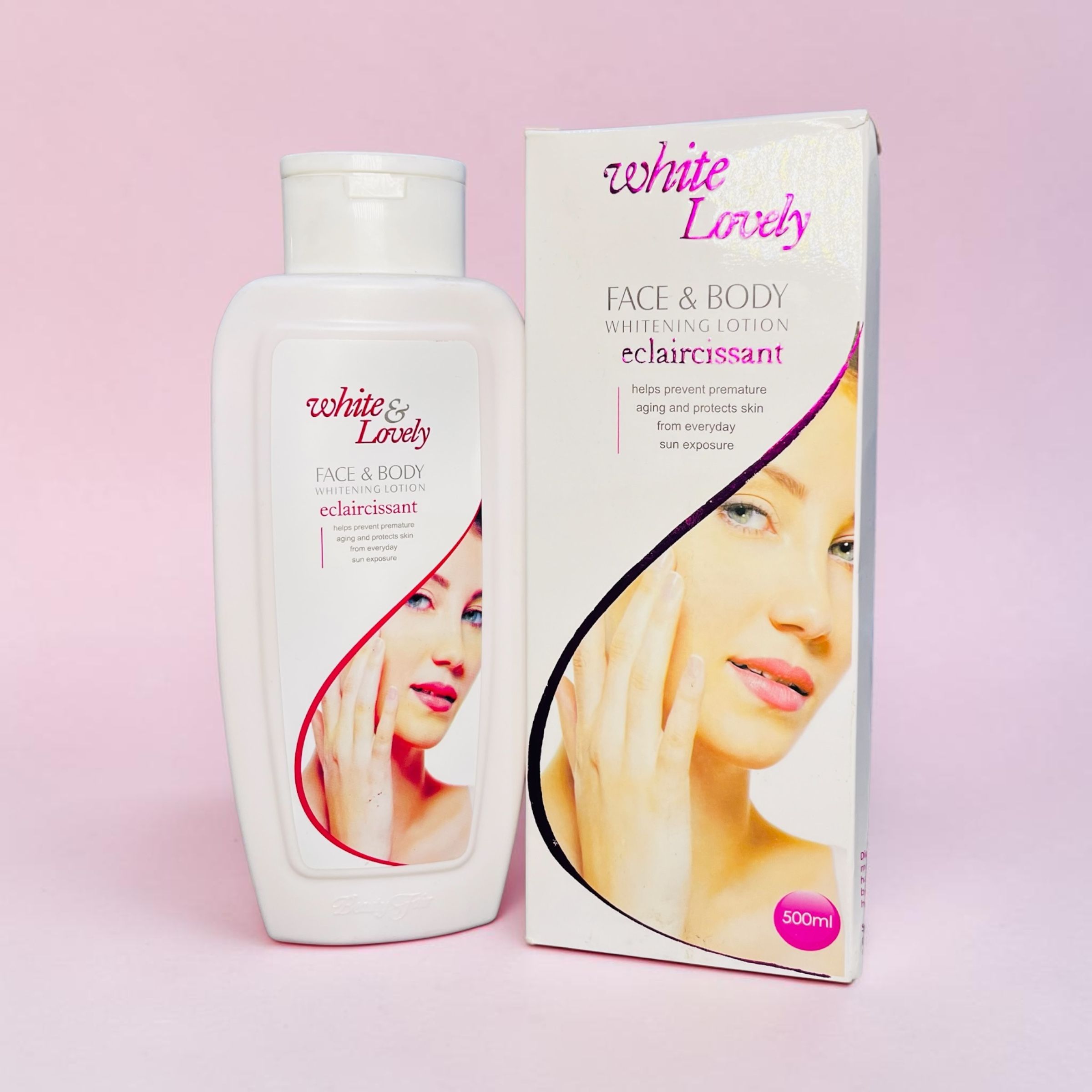 WHITE &AMP; LOVELY FACE AND BODY LOTION 500ML 